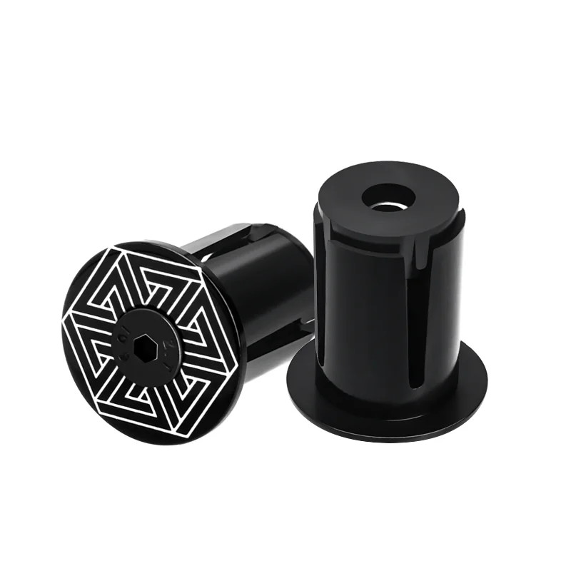 Bicycle Bar Ends Plug Caps Expanding Adjustable Locking Handlebar End Plugs Plas