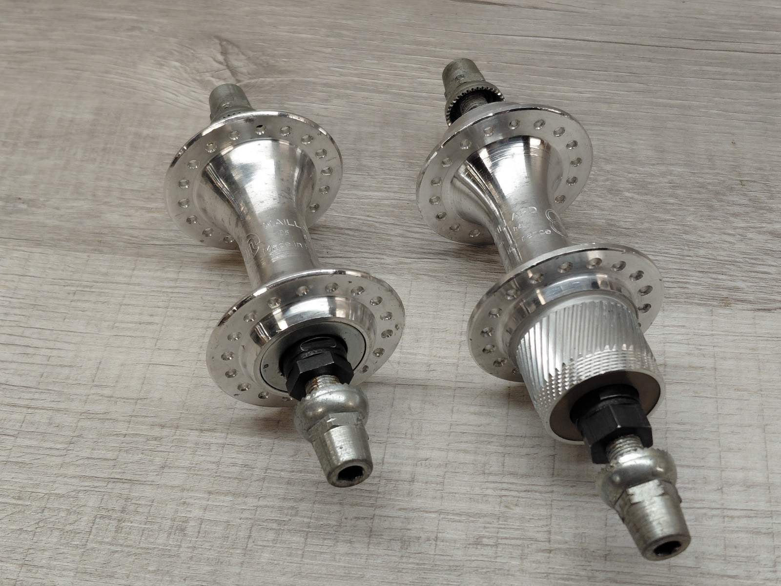 Vintage Maillard Helicomatic «Diabolo» Bolt On Hubset 95/126 mm Nutted – RARE