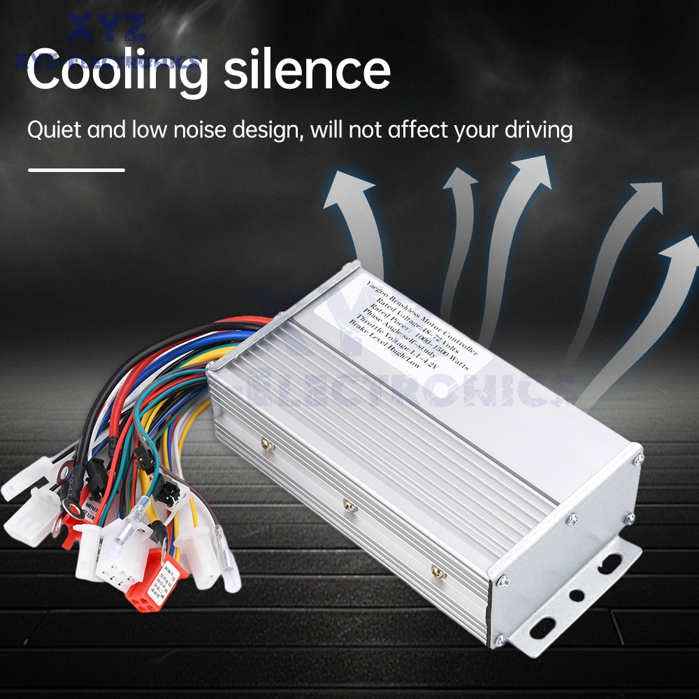 Brushless Controller 36V48V60V64V72V 350W 500W-1500W 5000W for Electric Bicycle