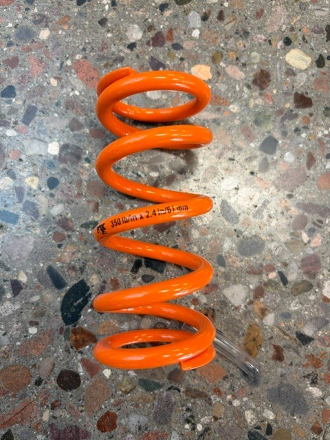 FOX SLS Coil Rear Shock Spring 350lbs x 2.4″ / 61mm Stroke, Orange