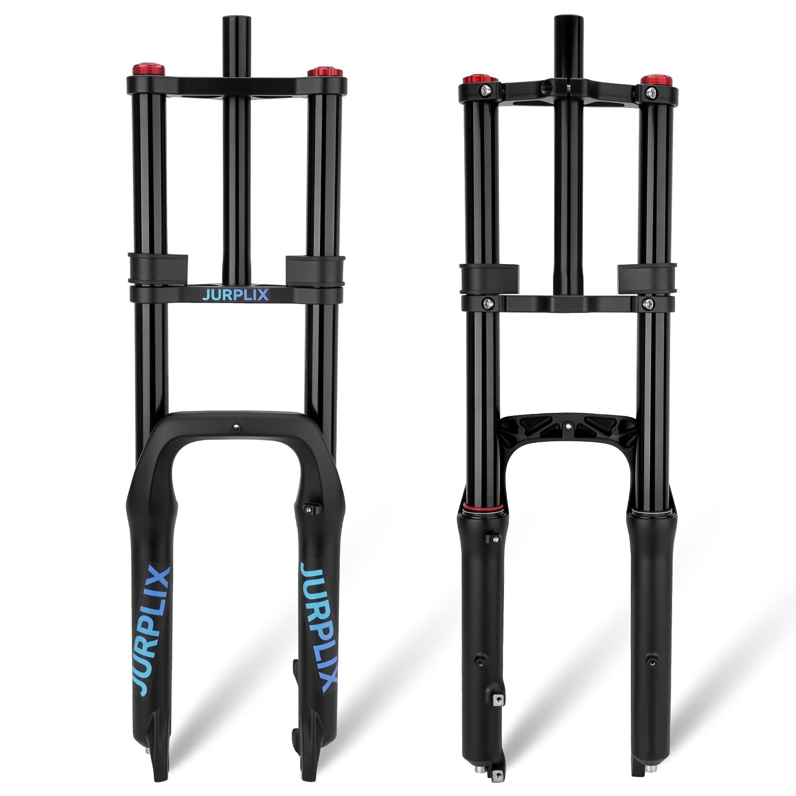 20″ 4.0 Air Suspension Fork Double Shoulder For Snow Beach E-MTB Bike Fat Tire