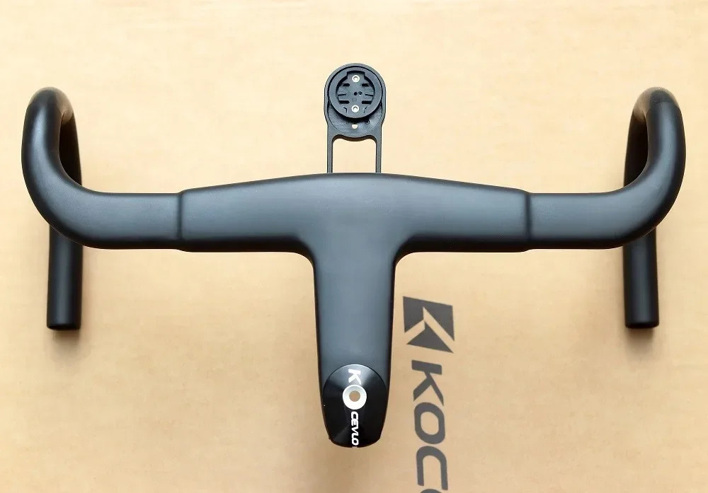Full Carbon Road Bike Integrated Drop Bar 28.6mm 31.8mm Clamp 90-110mm Stem