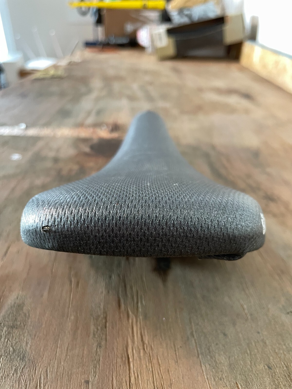 Vintage Bontrager C20 Cycling Saddle 120mm 7x7mm Steel Rails Velo Gray