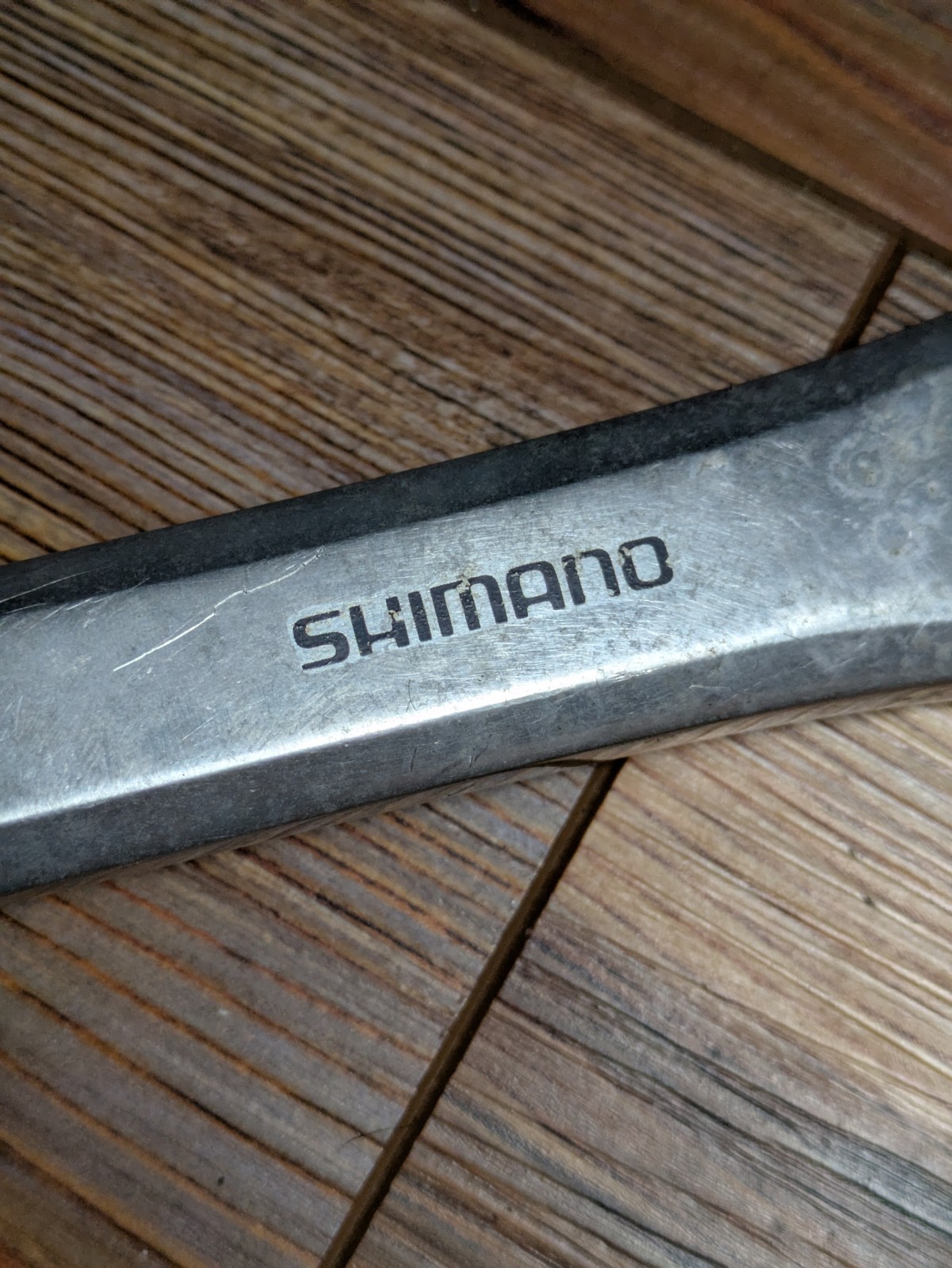 Vintage Shimano FC-B124 Crank BCD 175 Silver 5-Arm