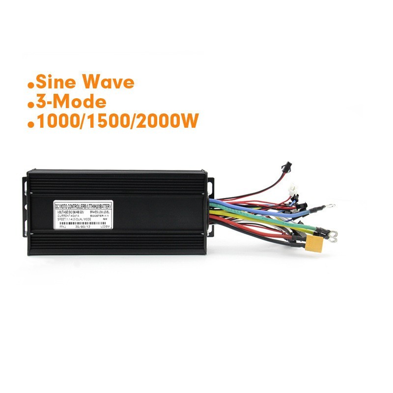 Three model Controller E-bike&E-trikes 45A 48V/52V/60V/72V 1000-2000W Sine-wave