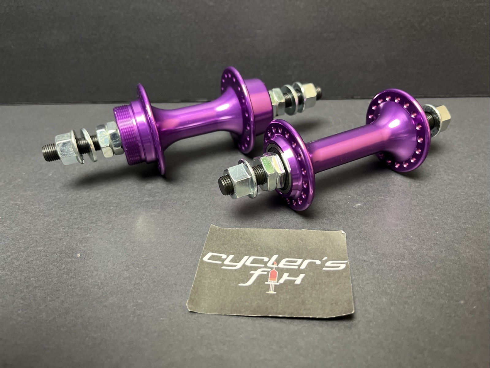 36H Sealed Low Flange Anodized Purple Alloy Bmx Bike Bicycle Hub Set Fit Haro GT