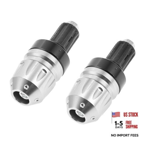 2pcs Motorcycle Bar Ends Plug Universal Handlebar Bar End Caps Aluminum Alloy