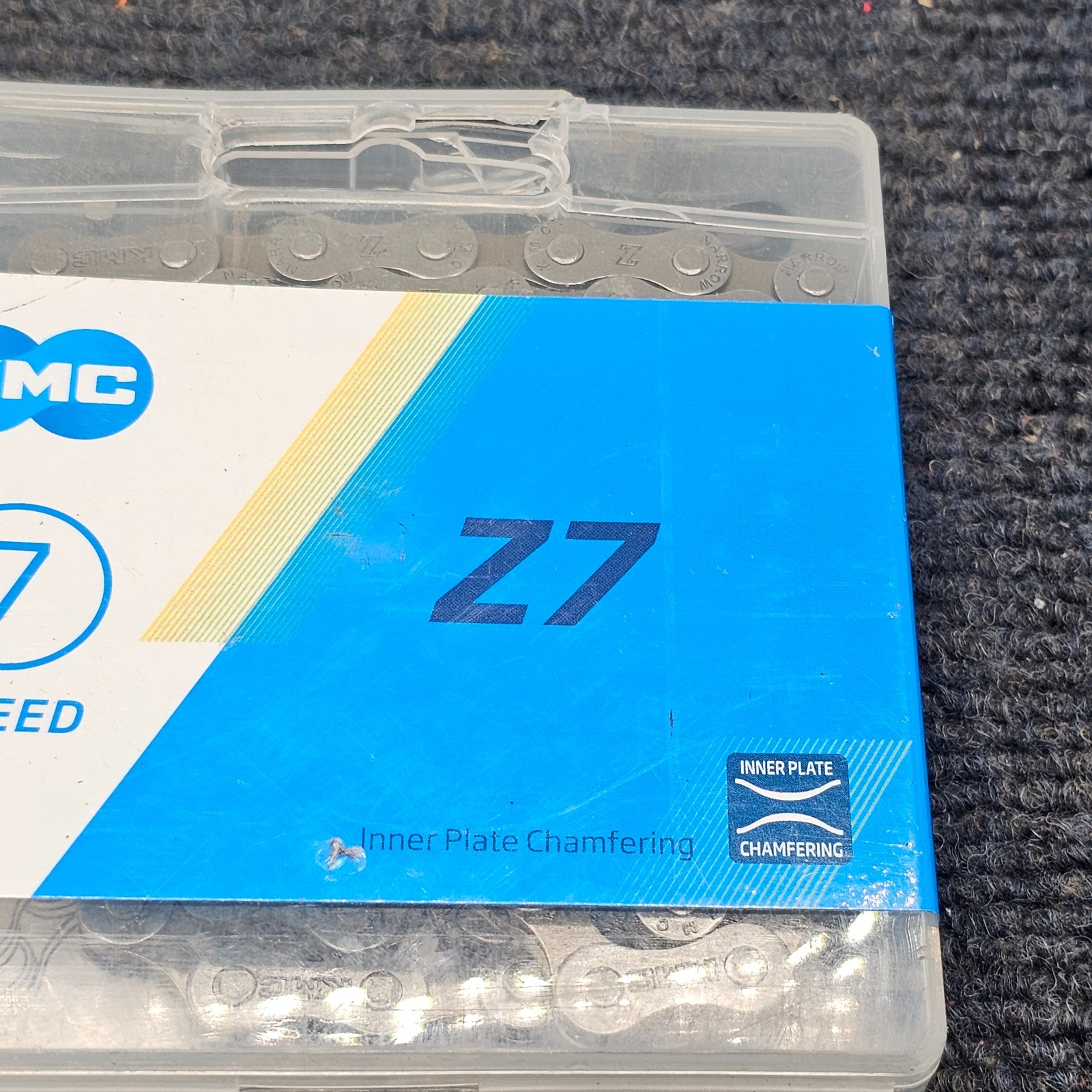 KMC Z7 7-Speed Bicycle Chains 116-Links 1/2″ x 3/32″ Gray/Brown