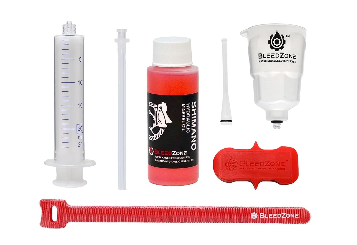Shimano Brake Bleed Kit with 60Ml Mineral Oil – Hydraulic Brake Bleed Kit for Sh