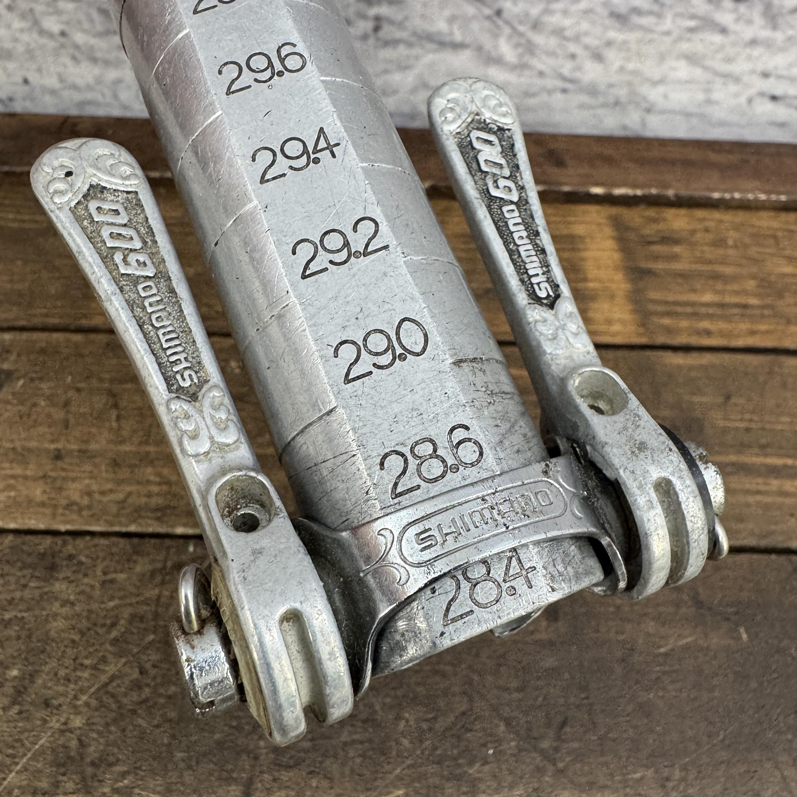 Vintage Shimano 600 Arabesque Downtube Friction Shifter Clamp On Road Japan