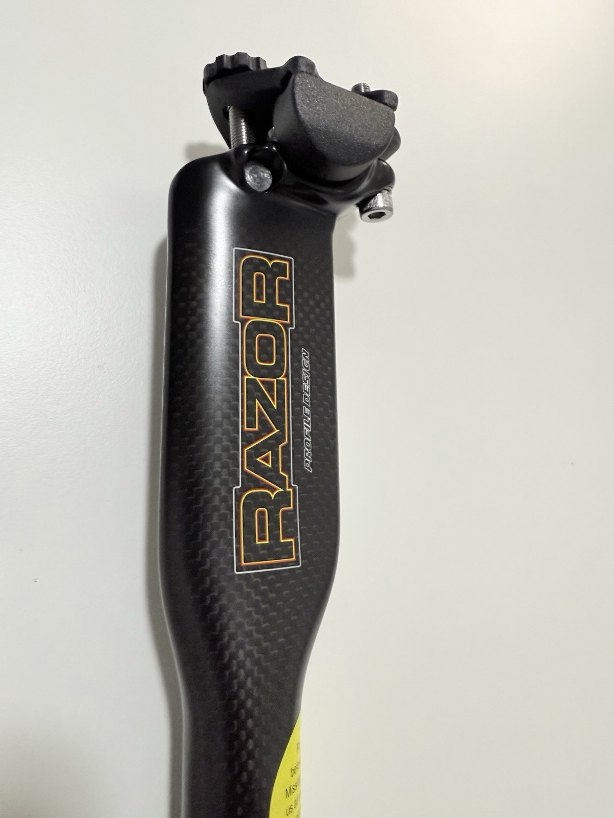Razor Profile Design Seatpost 27.2 mm Carbon Competition 270 mm NO BOX RP $350