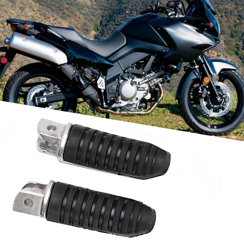 Aluminum Foot Pegs Black Fit With Car Long Service Life Aluminium Material NCBF