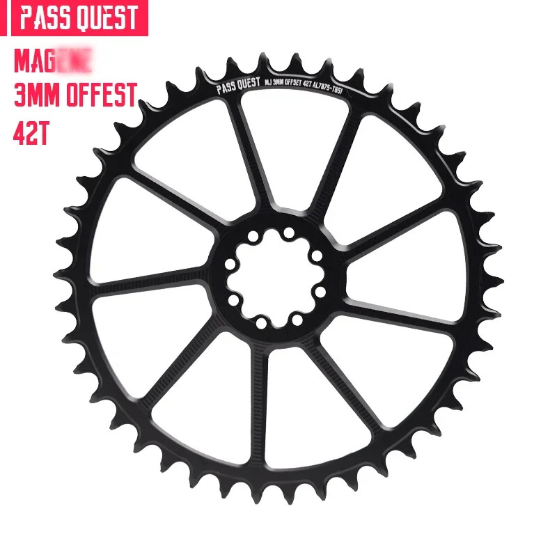 MTB Bicycle 3mm Offset Round Chainring Narrow Wide Chainring 40 42 44 46 48T