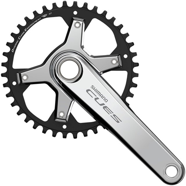 Shimano CUES FC-U6030-1 Crankset – 165/170/172.5/175mm, 40t/42t