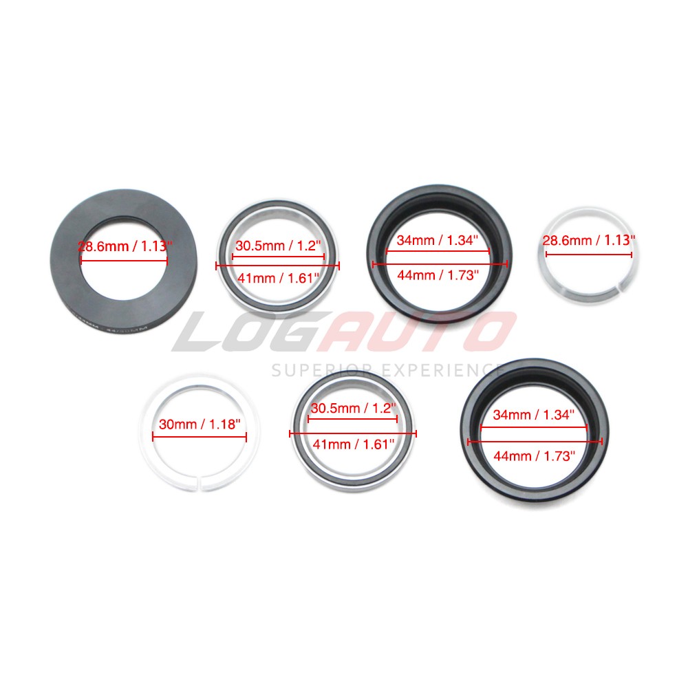 Threadless Headset Set Folding Bike Bicycle External Bearing Bowl Fork Steering