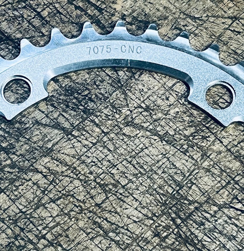 SILVER Single Speed Chainring 40T / 130 BCD 5-Bolt AluminumRoad / MTB – NEW NOS