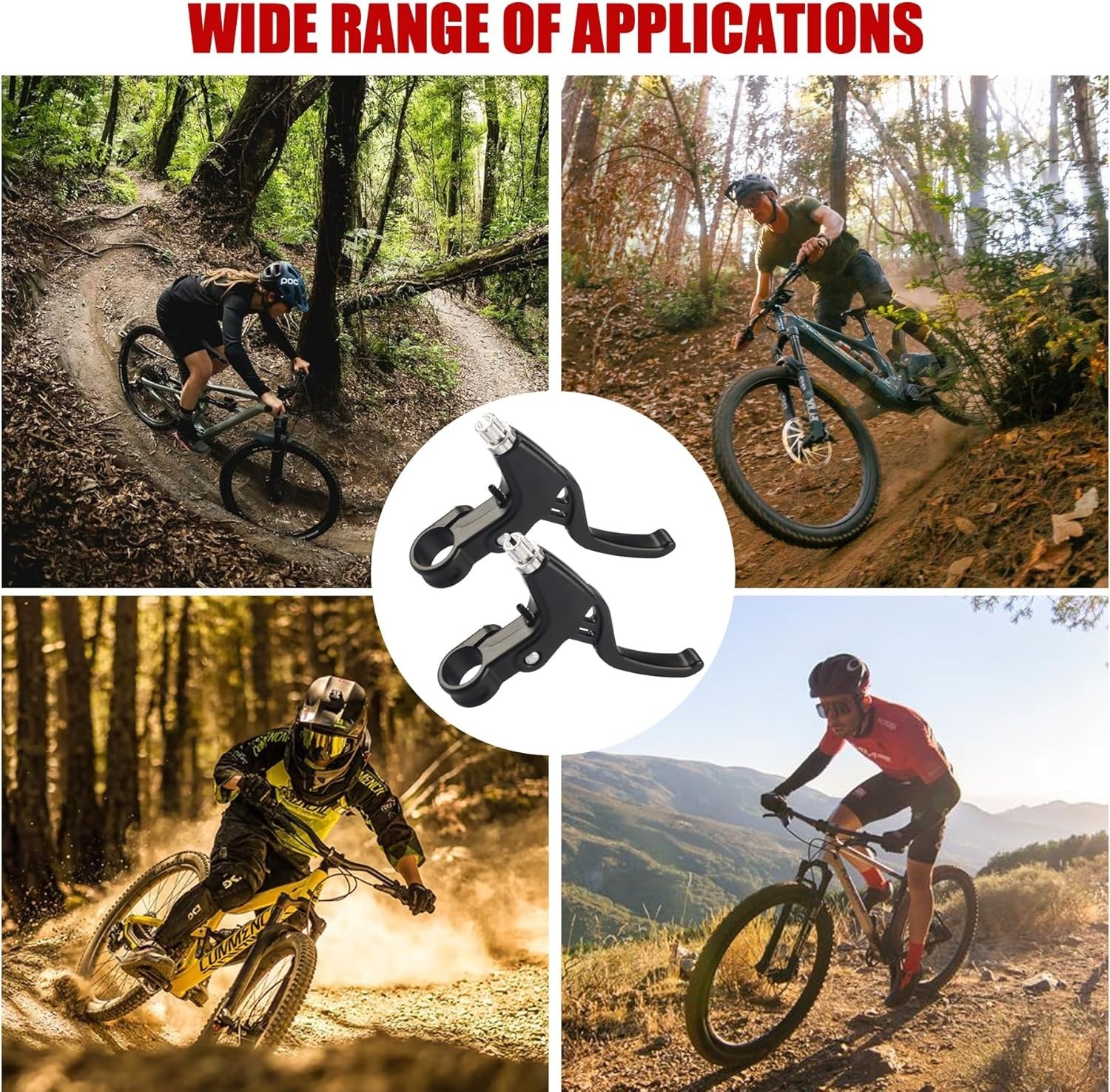 Auto-Repositioning 2.2cm Bike Brake Levers – Lightweight & Ambidextrous Handling