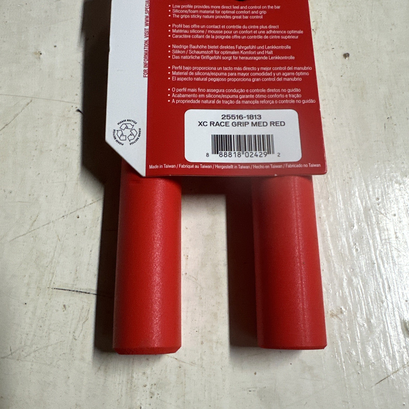 Specialized XC Race Slip On Grip Replace Foam Small Medium Red 30 mm Width 130