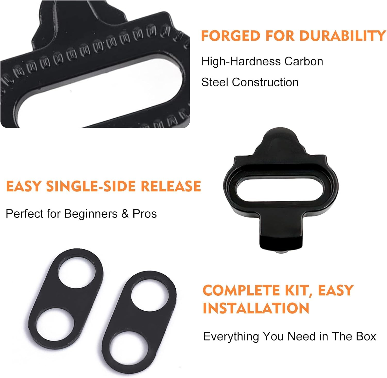 Shimano SPD SM-SH51 Single-Directional Release Cleats w/o Cleat Plate Nuts