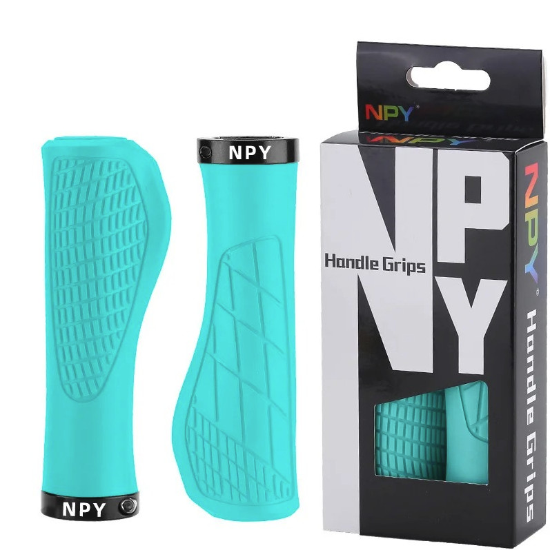 1 Pair MTB Handlebar Grips Lock On Rubber 22.2mm Non Slip Bike Grip – NEW