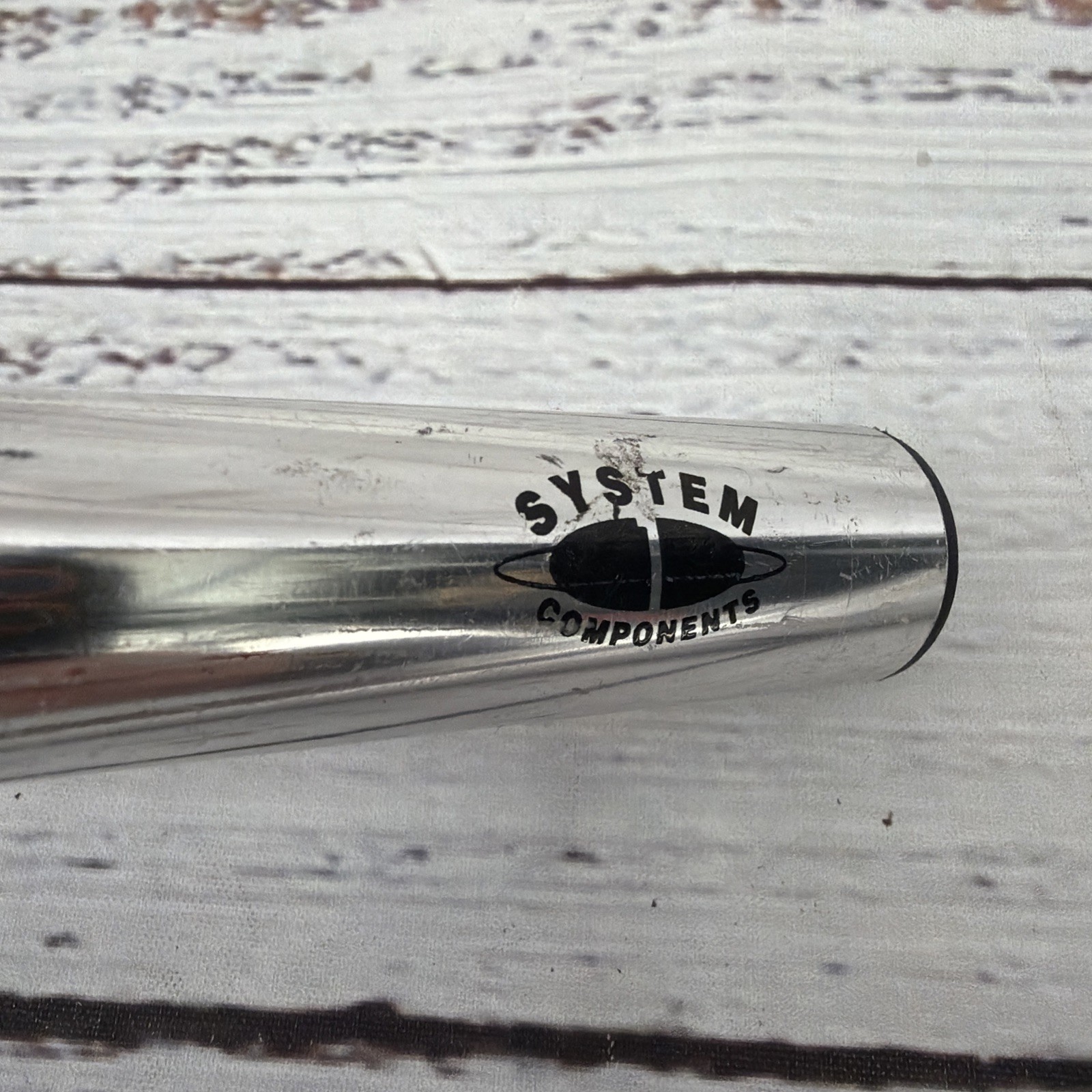 System 1 Components Handlebar Extension Bar Ends Chrome Silver MTB Bicycle Pair
