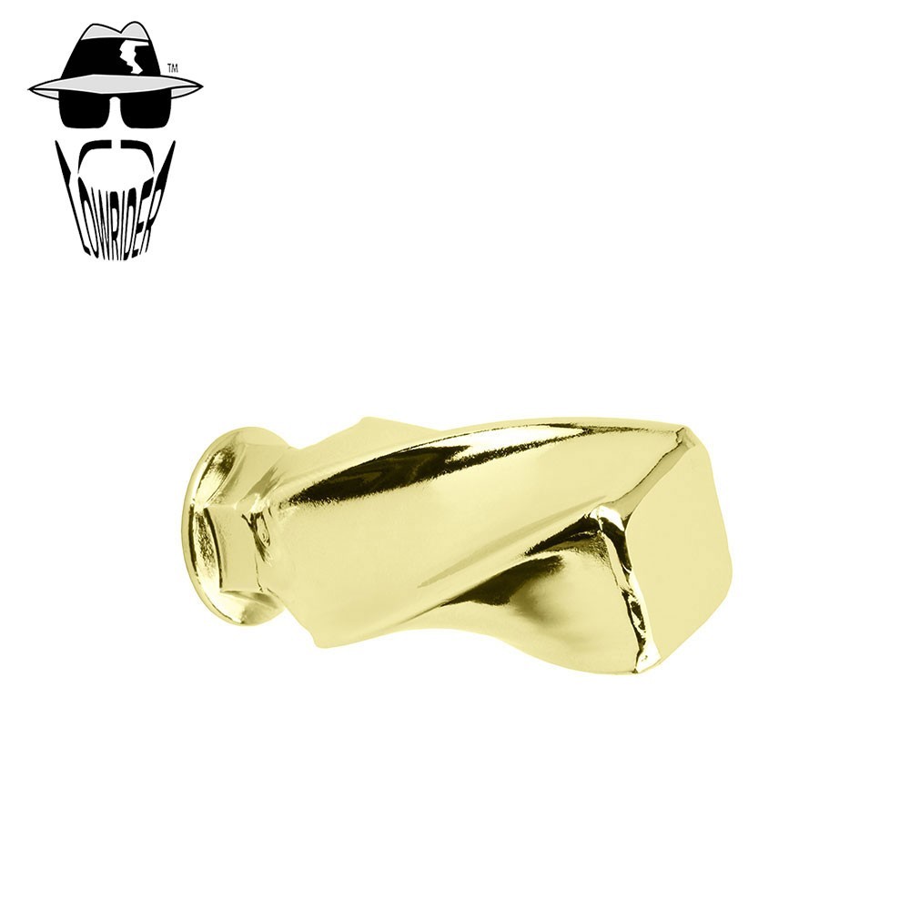 ORIGINAL LOWRIDER Twisted Square Axle Nut 3/8 x 26T Gold Bike Hub Nut Cruisers
