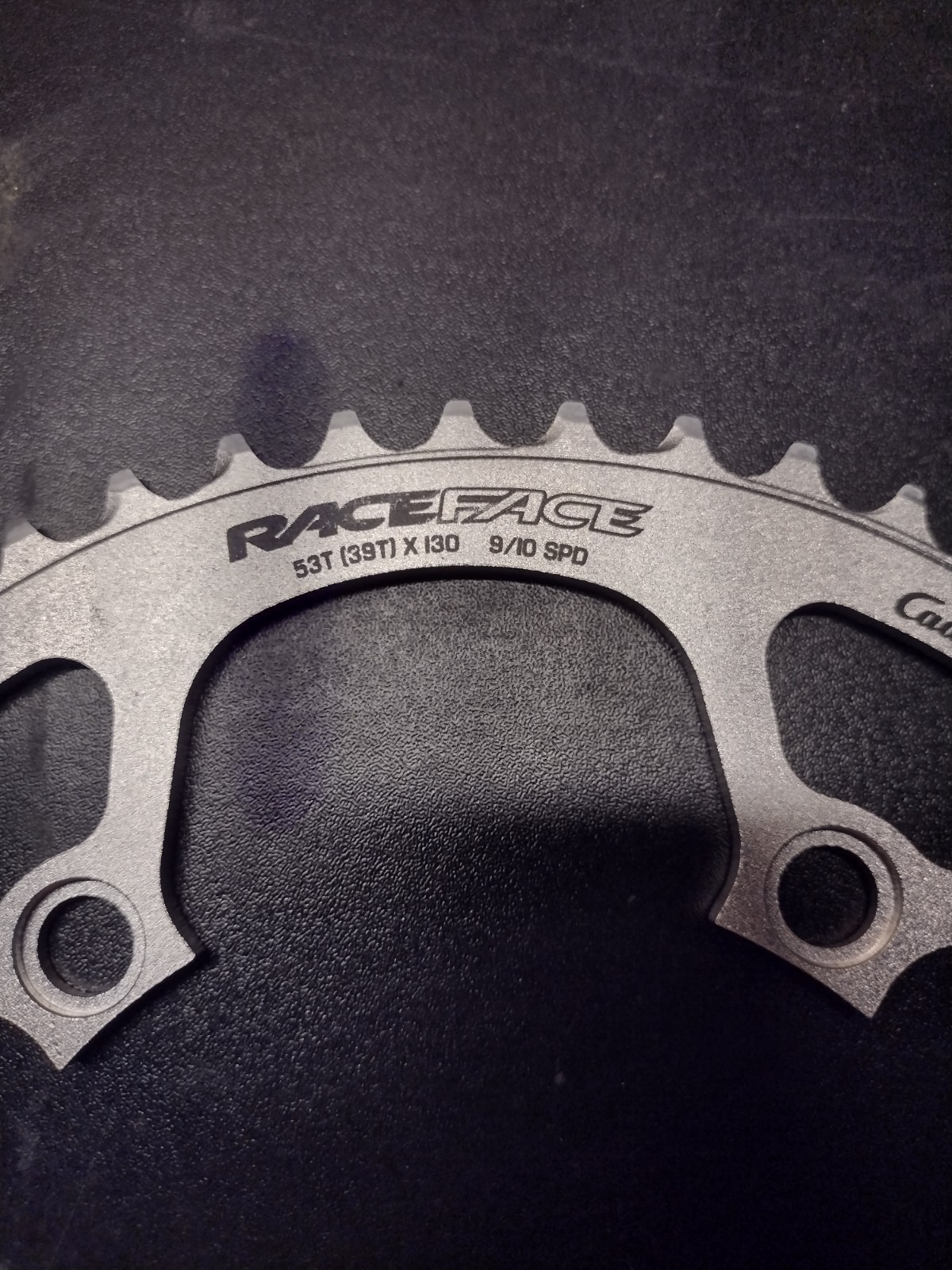 Nos Nib Race Face Silver Road Chainring Set 53/39