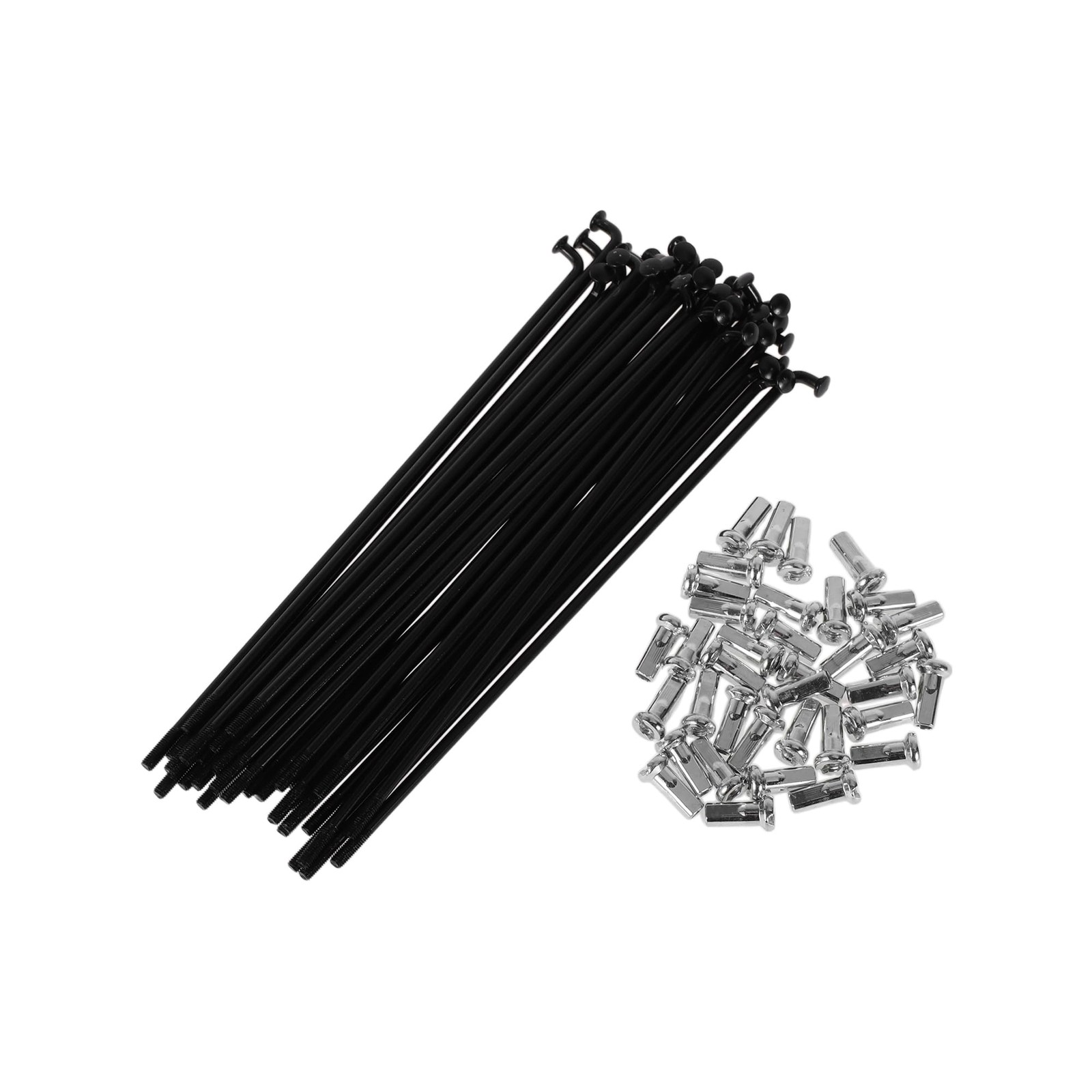 36 Set 12G Bicycle Spokes 135mm Bike Wheel Spokes 45 Steel Black