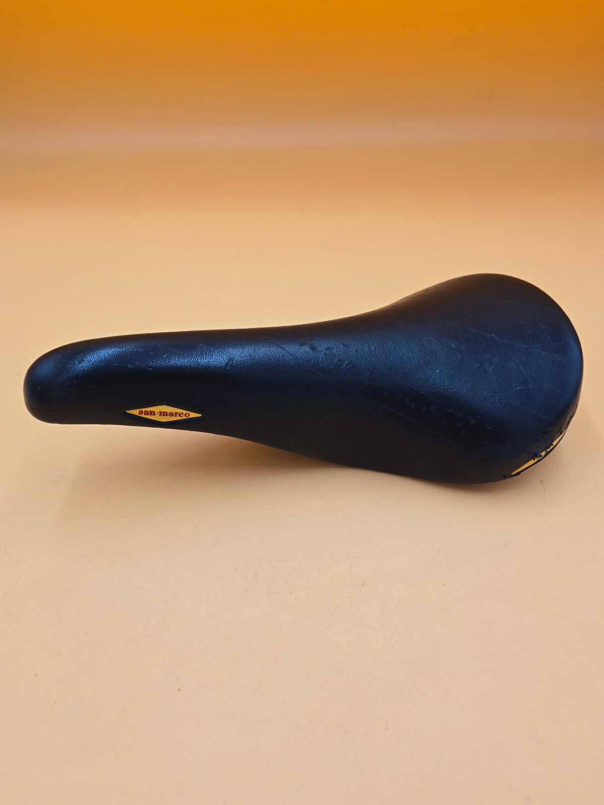 Saddle Selle San Marco Rolls black black gold vintage retro saddle black