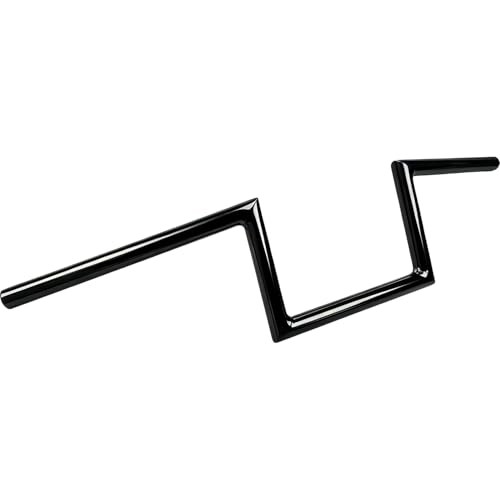 8″‘ Rise 7/8″‘ 22mm Motorcycle Handlebar Z Bar Fit Gloss Black 6 Inch