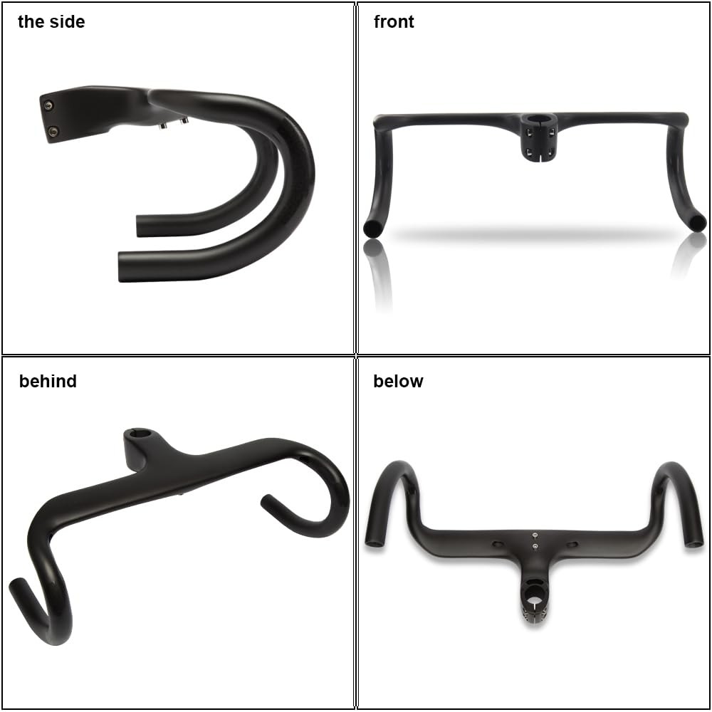 Rxl Sl Integrated Bicycle Handlebar 90Mm Road Bike Integrated Handlebars Carbon