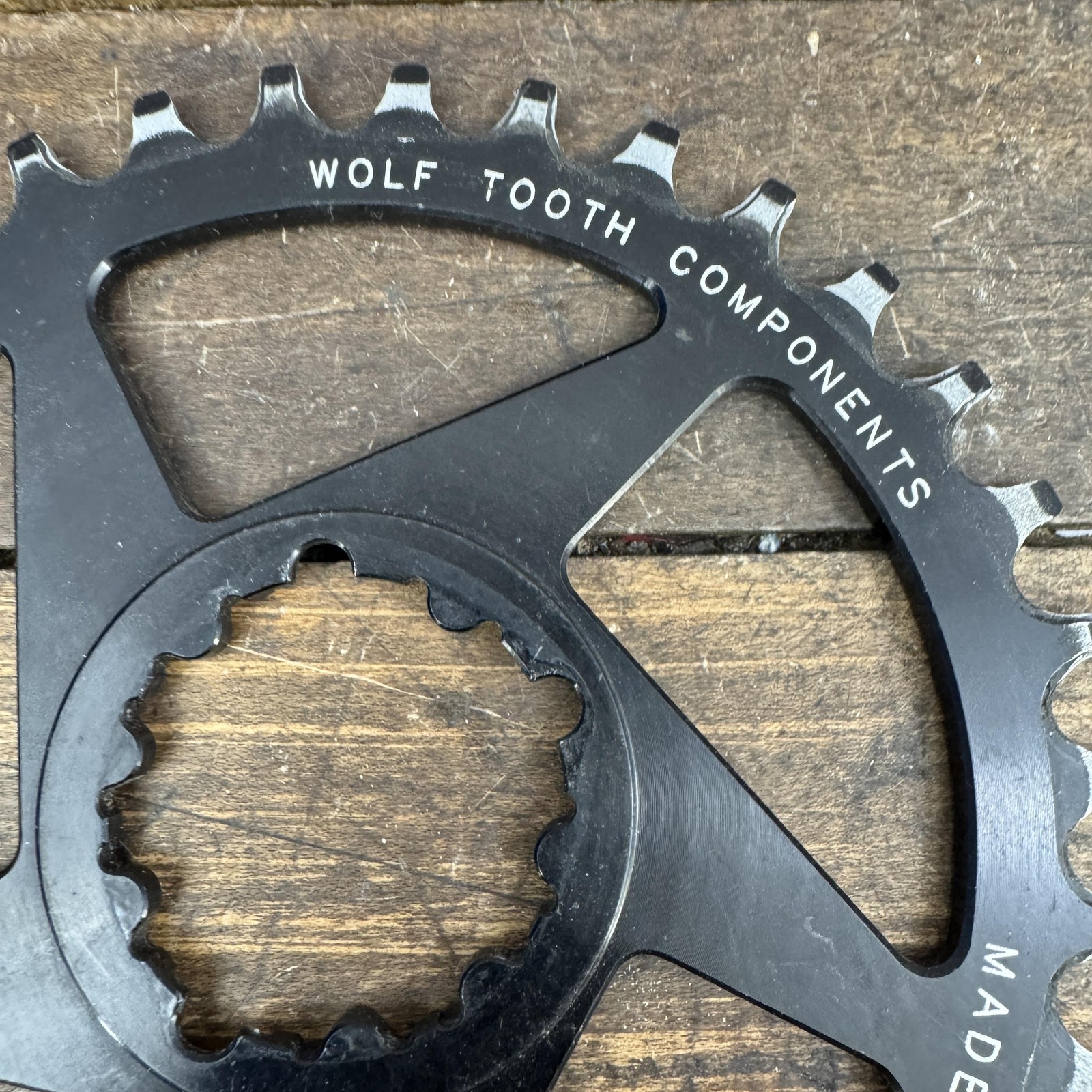 Wolf Tooth Components BB30 34T Chainring Direct Mount Black MTB USA 34 Tooth