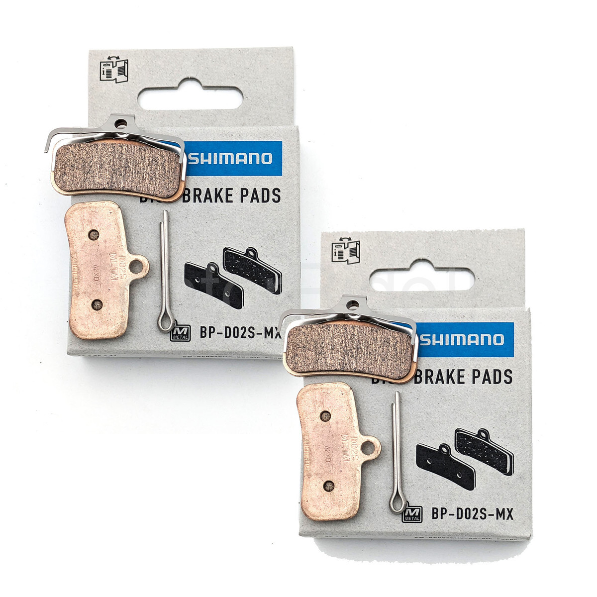 Shimano M810 Metal Brake Pads for XT M820, M810, DEORE M6100, M5100, 2 Pairs