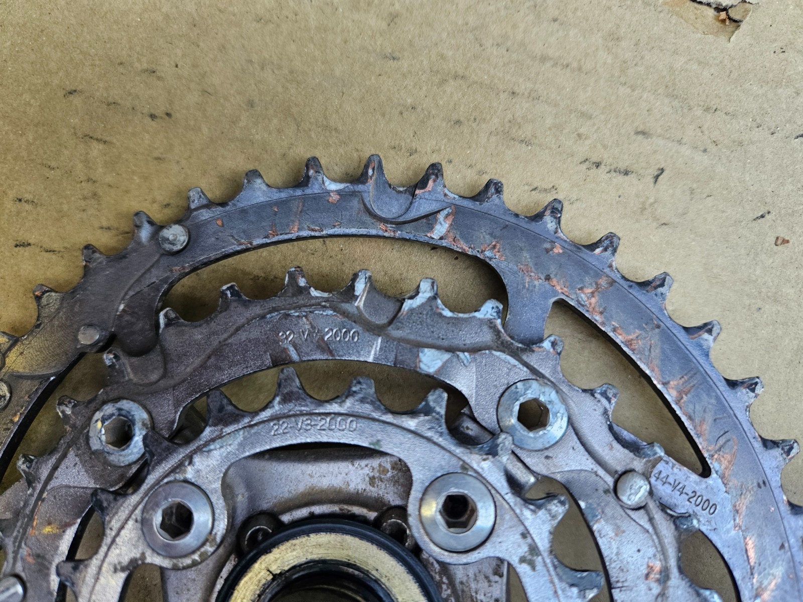 Truvativ Stylo Carbon Fiber Triple Mountain Bike Crankset 175mm 44/32/22 GXP