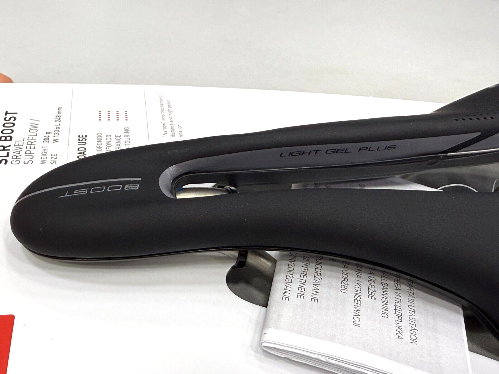 Selle Italia SLR Boost Gravel Ti316 Superflow S3 (130x248mm) Saddle (Black)
