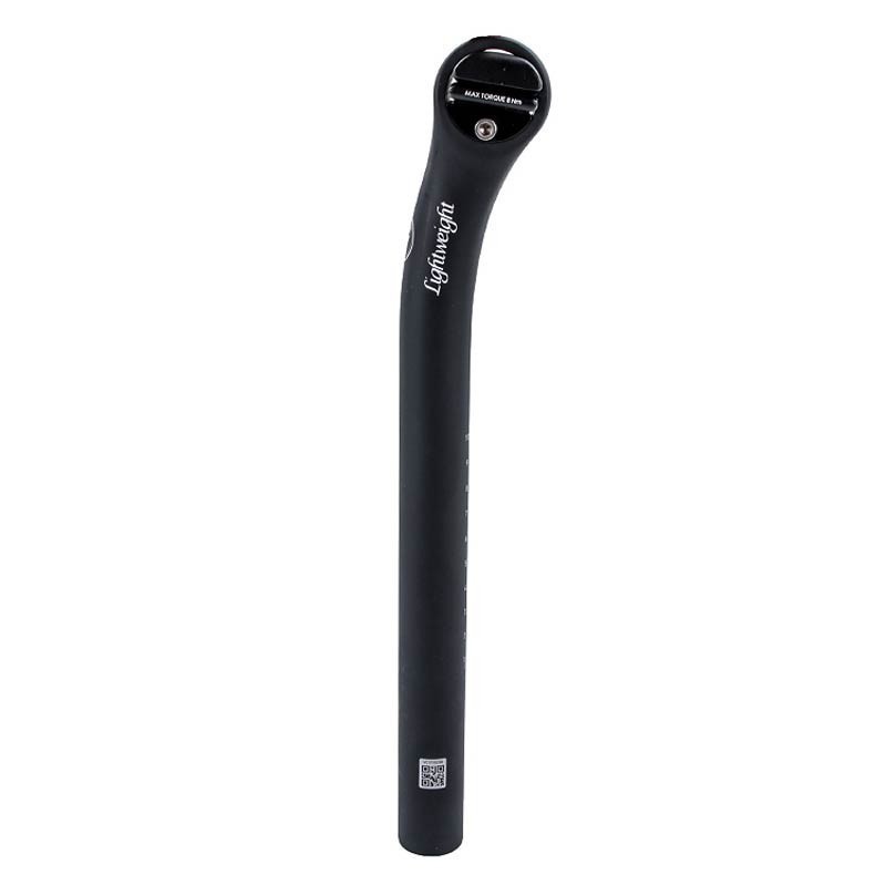 Lightweight GERMANY Leistungsträger 27.2mm Carbon Seatpost 300mm White Logo