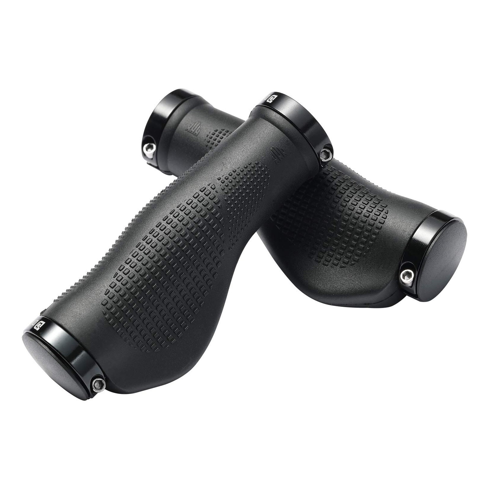 Dymoece Bike Handlebar Grips,Bicycle Handle Grip Ergonomic 5.11″, Black