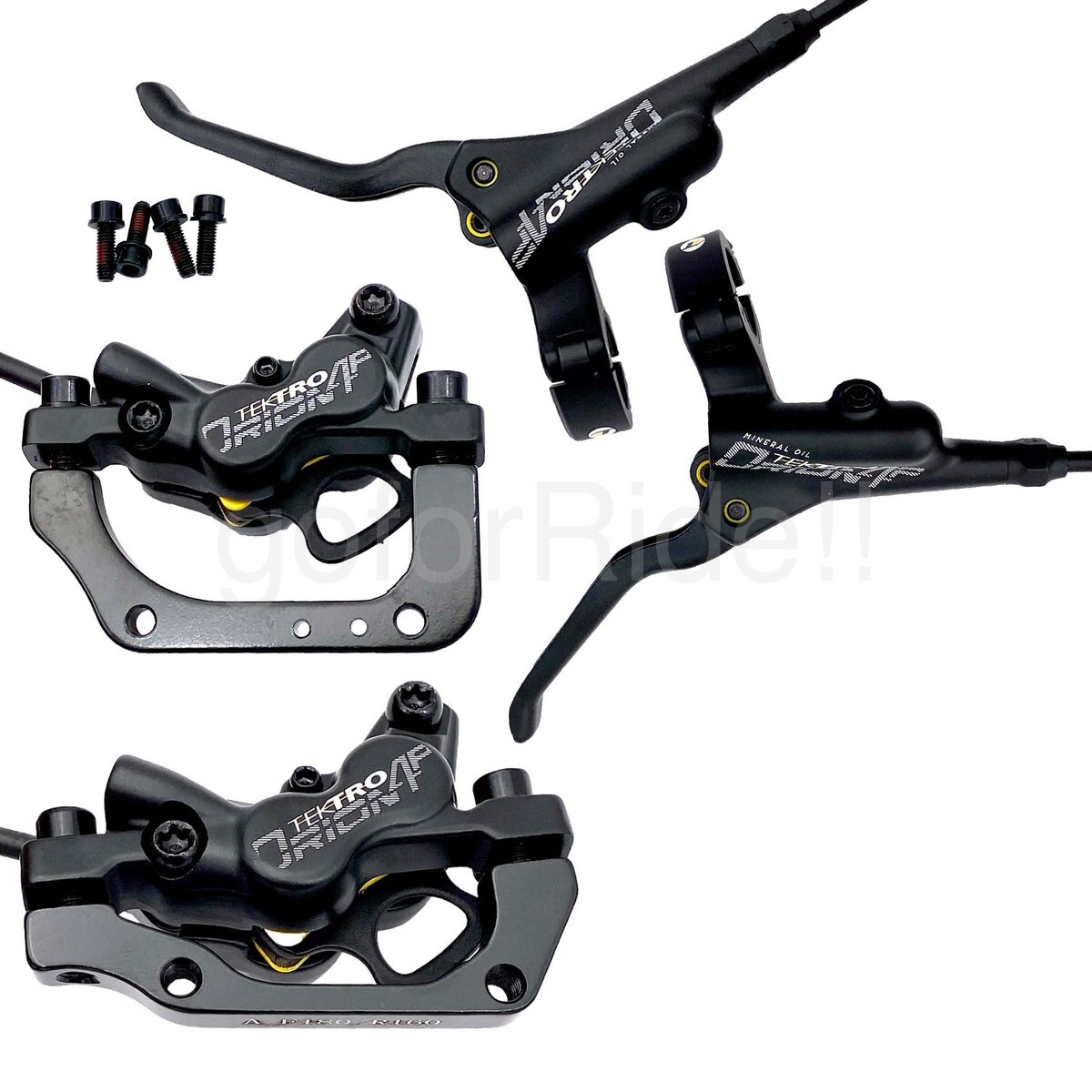 Tektro Orion HD-M745 Disc Brake Front,Rear 180mm,Hose 900/1500mm Hydraulic,Black
