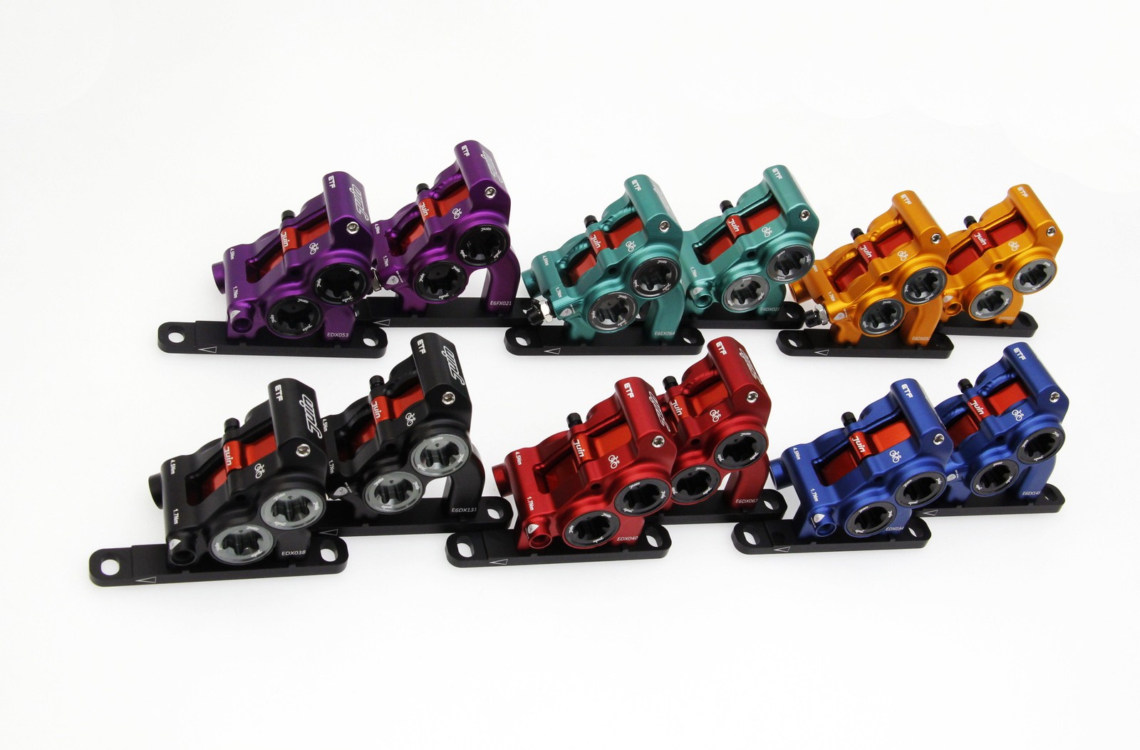 Juin Tech ETF Road CX eBike Cycle 4-Piston Hydraulic Brake Caliper for 160mm