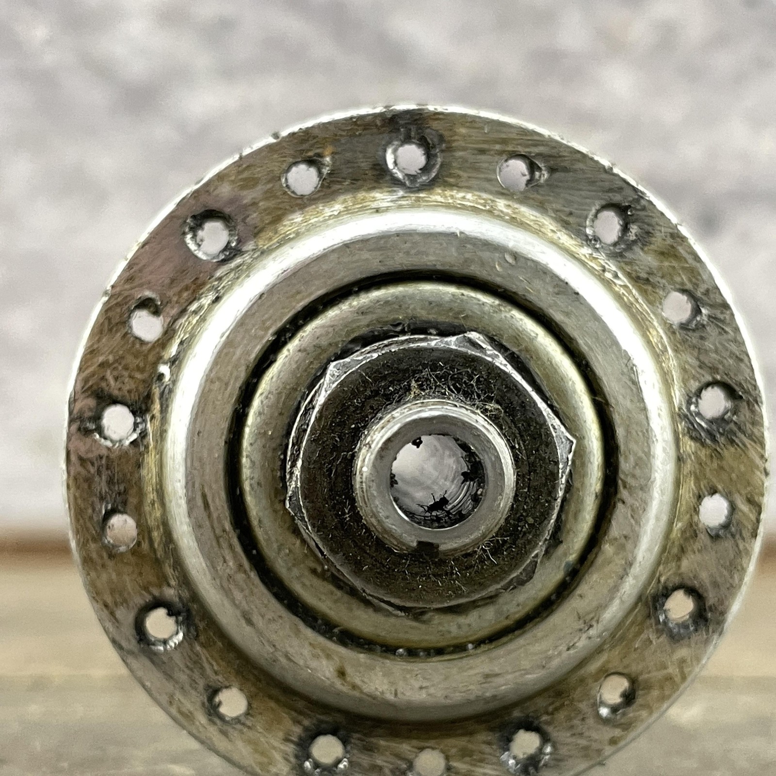 Vintage Alfa Front Bicycle Hub 100mm Axle Spacing 135g 99.6mm OLD Bolt-On