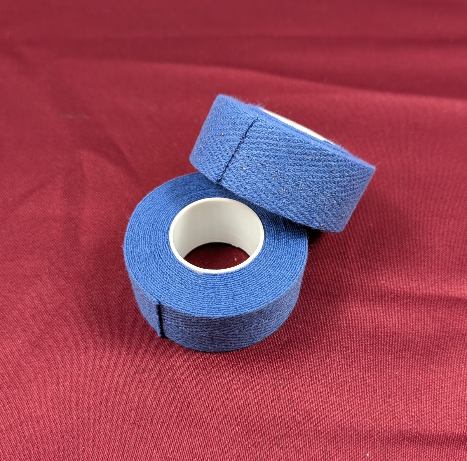 Cat Eye Cotton Road Bike Handlebar Tape Blue 1980s PAIR