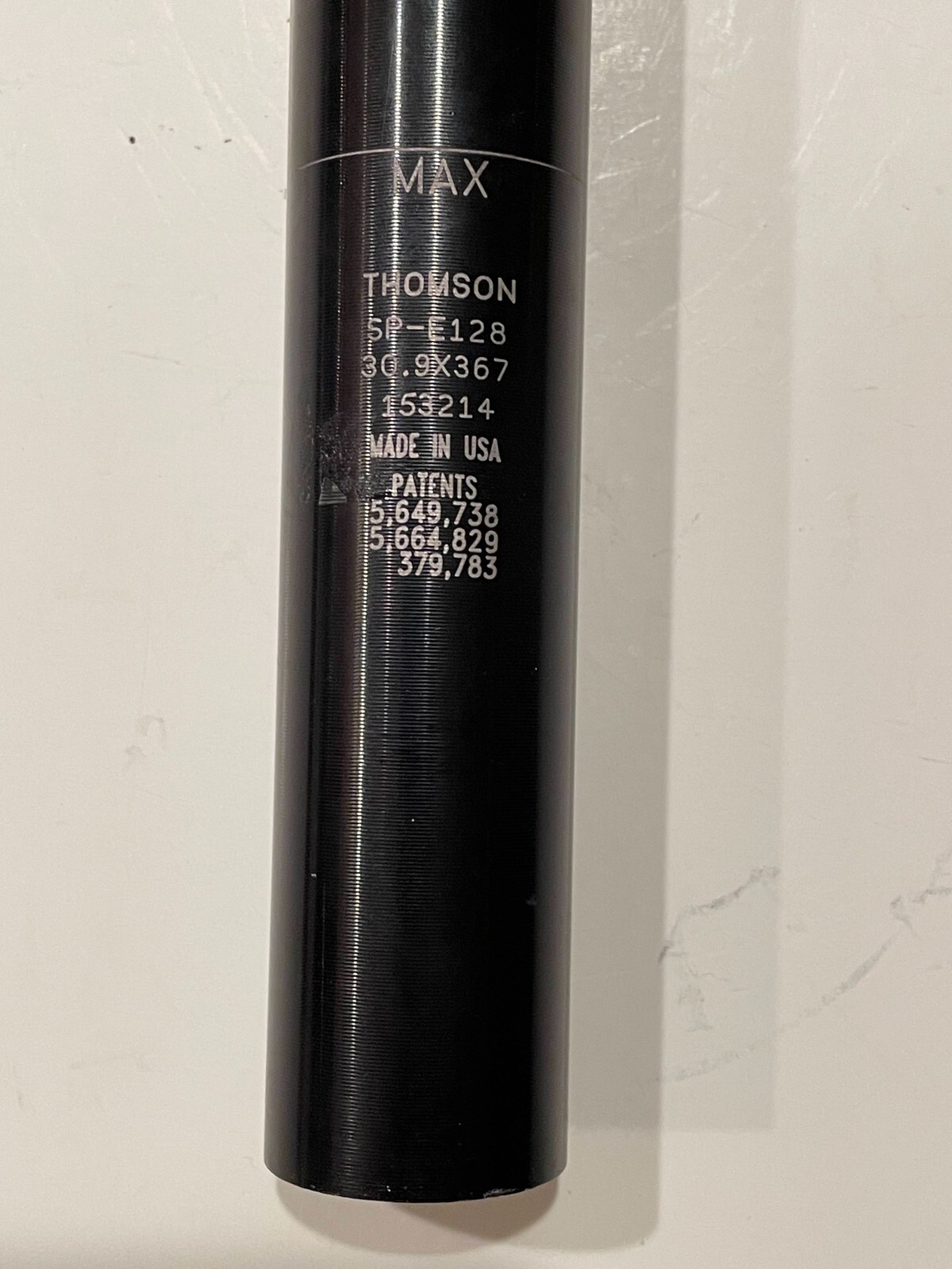 Thomson Elite Seatpost 30.9mm x 367mm Black NOS