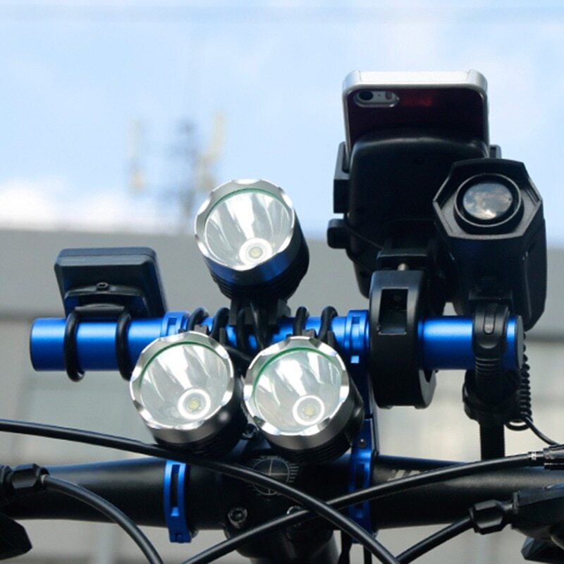 10/20/30cm Bicycle Handlebar Extended Bracket Bike Headlight Mount Bar Holder