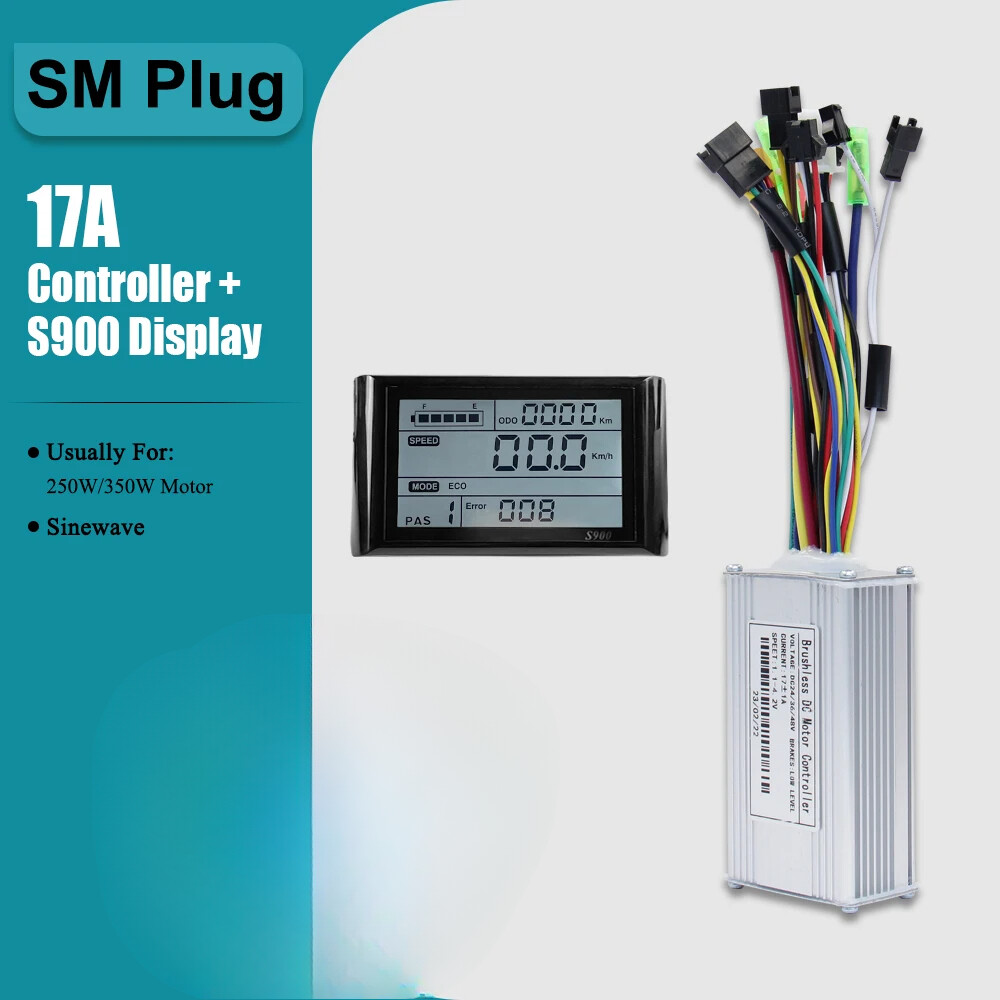Three-Mode Sine Wave 36/48V 17/26/30/40A Controller with LCD Display E-bicycle
