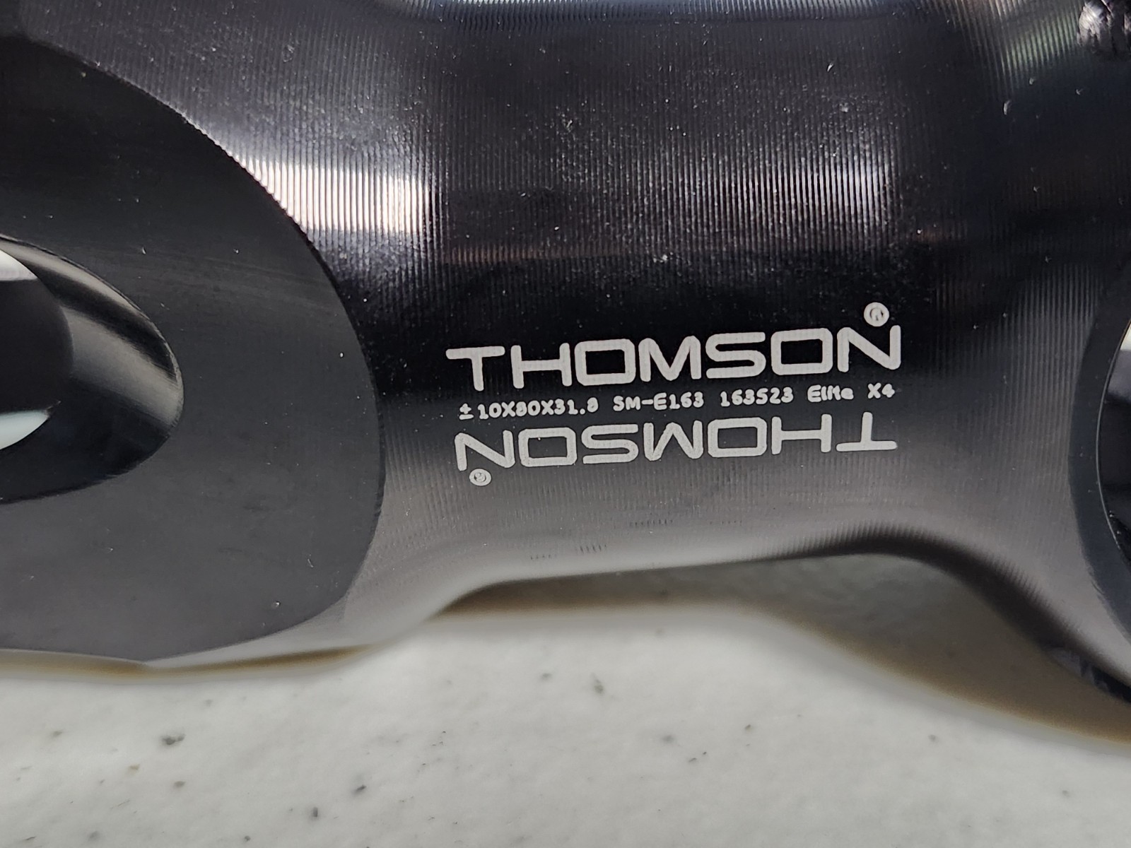 Thomson X4 Bike Stem, Black, 10-Degree x 80mm 31.8