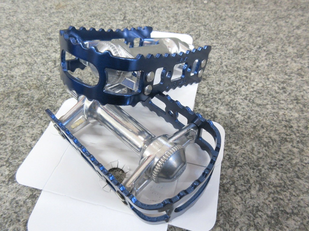 MKS Mikashima Pedal BM-7 Blue 9/16 Axis Unused BMX/MTB/Pisto
