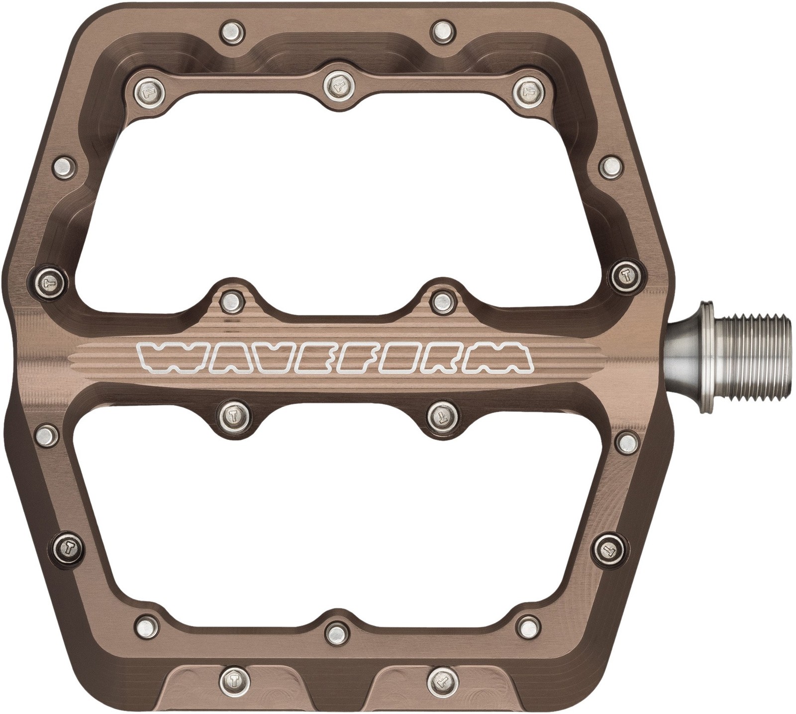 Wolf Tooth Waveform Pedals – Small 105mm x 99mm Espresso