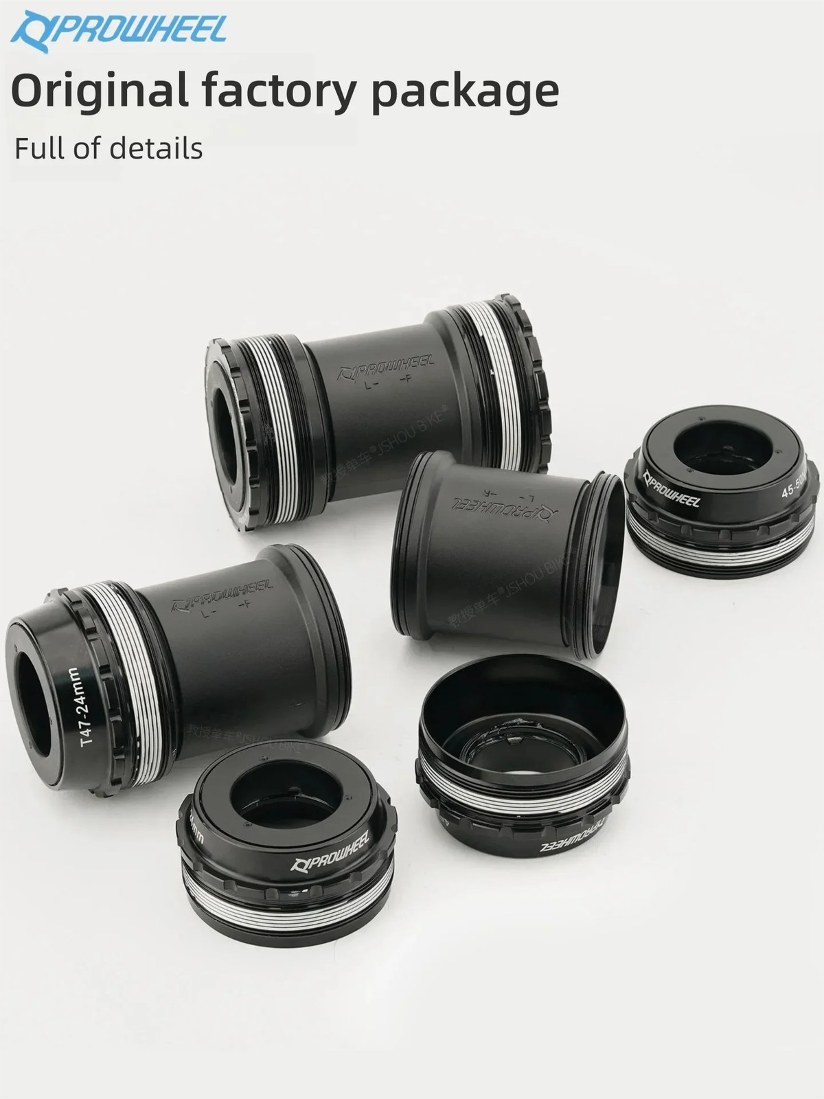 PROWHEEL T47 Thread Bottom Bracket 24mm Shaft BB for MTB Road Bike 68 73 85.5mm