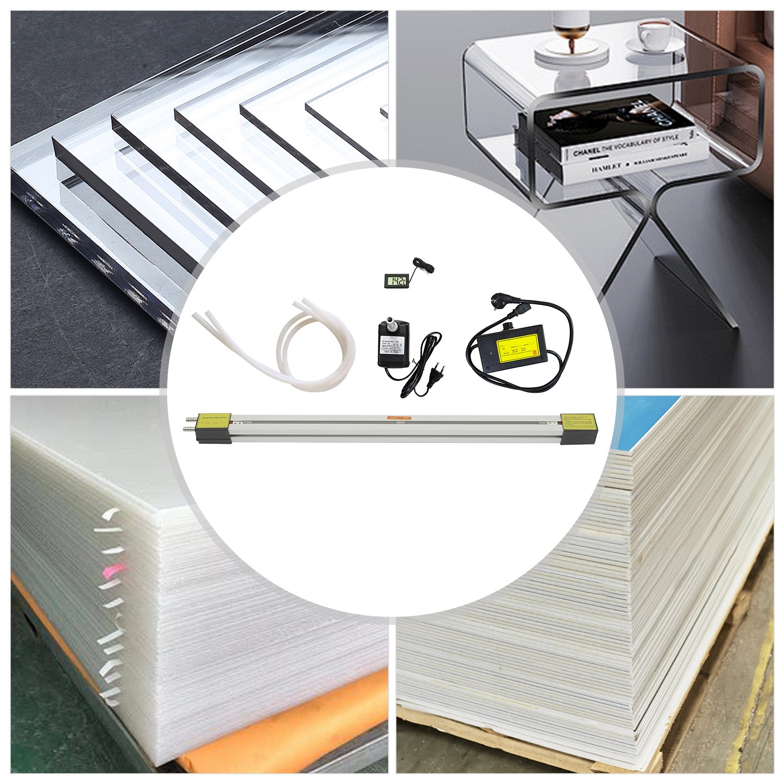 110V Bending Machine, Plastic Bending Tool 1mm-6mm Thickness for Sign Making