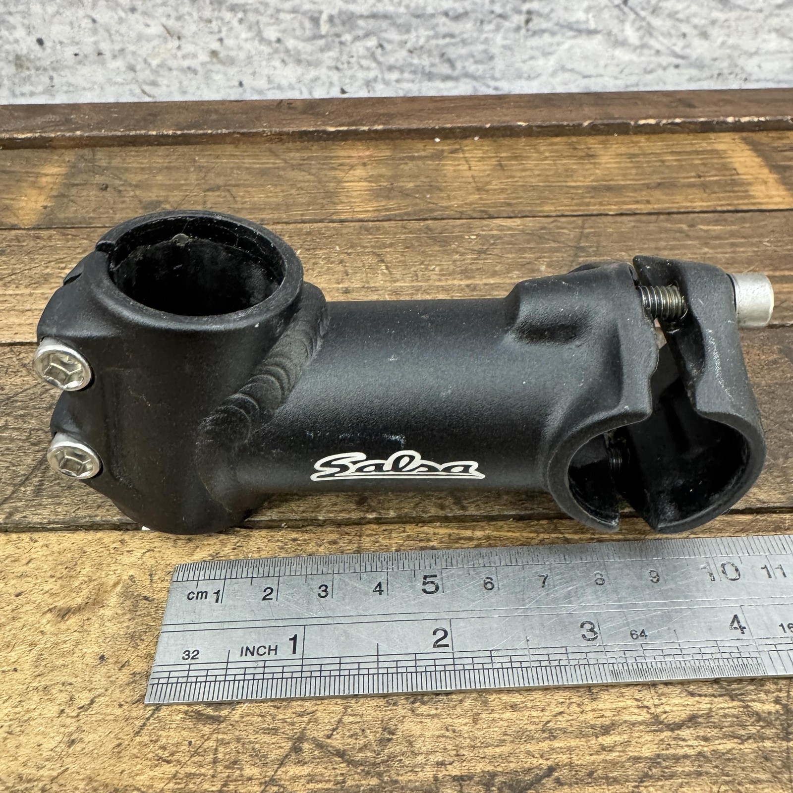 Vintage Salsa Threadless Bike Stem 25.4 Clamp 1 1/8 Black 85 90 MTB Short